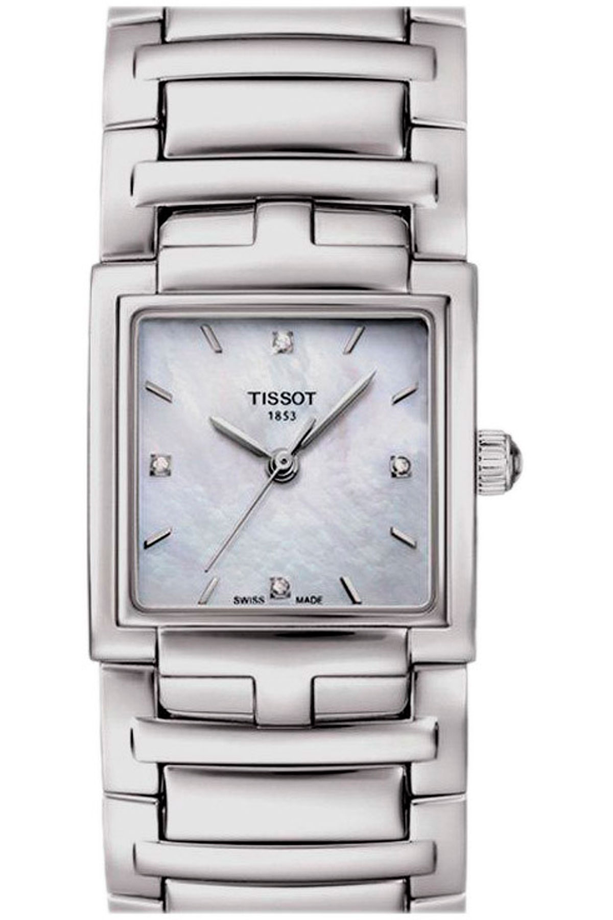 Tissot Uhr für Damen, Chronometer, Zeitmesser, Evocation Diamond, Grau, Rostfreier Stahl, 2017
