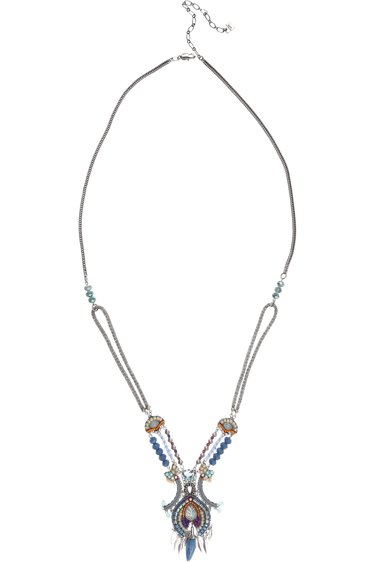 Ayala Bar Halskette für Damen Günstig im Sale, Azur-Blau, Versilbert, 2017