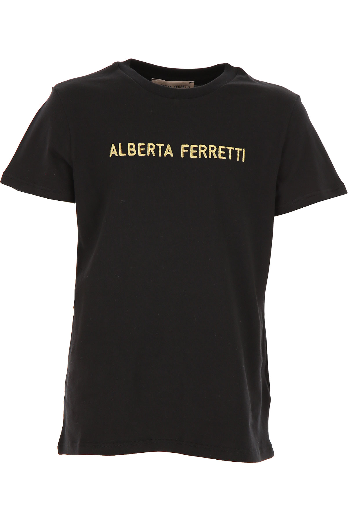 Alberta Ferretti Kinder T-Shirt für Mädchen Günstig im Sale, Schwarz, Baumwolle, 2017, 10Y 12Y 14Y 8Y
