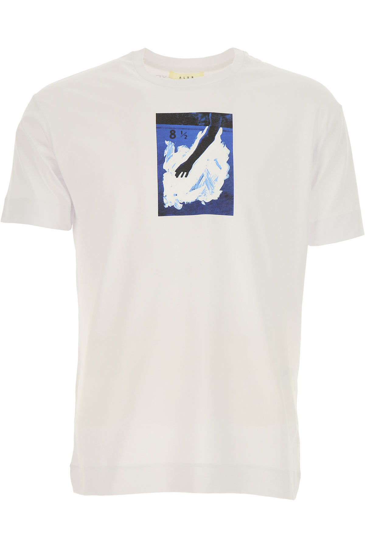 ALYX T-shirt Homme, Blanc, Coton, 2017, M S