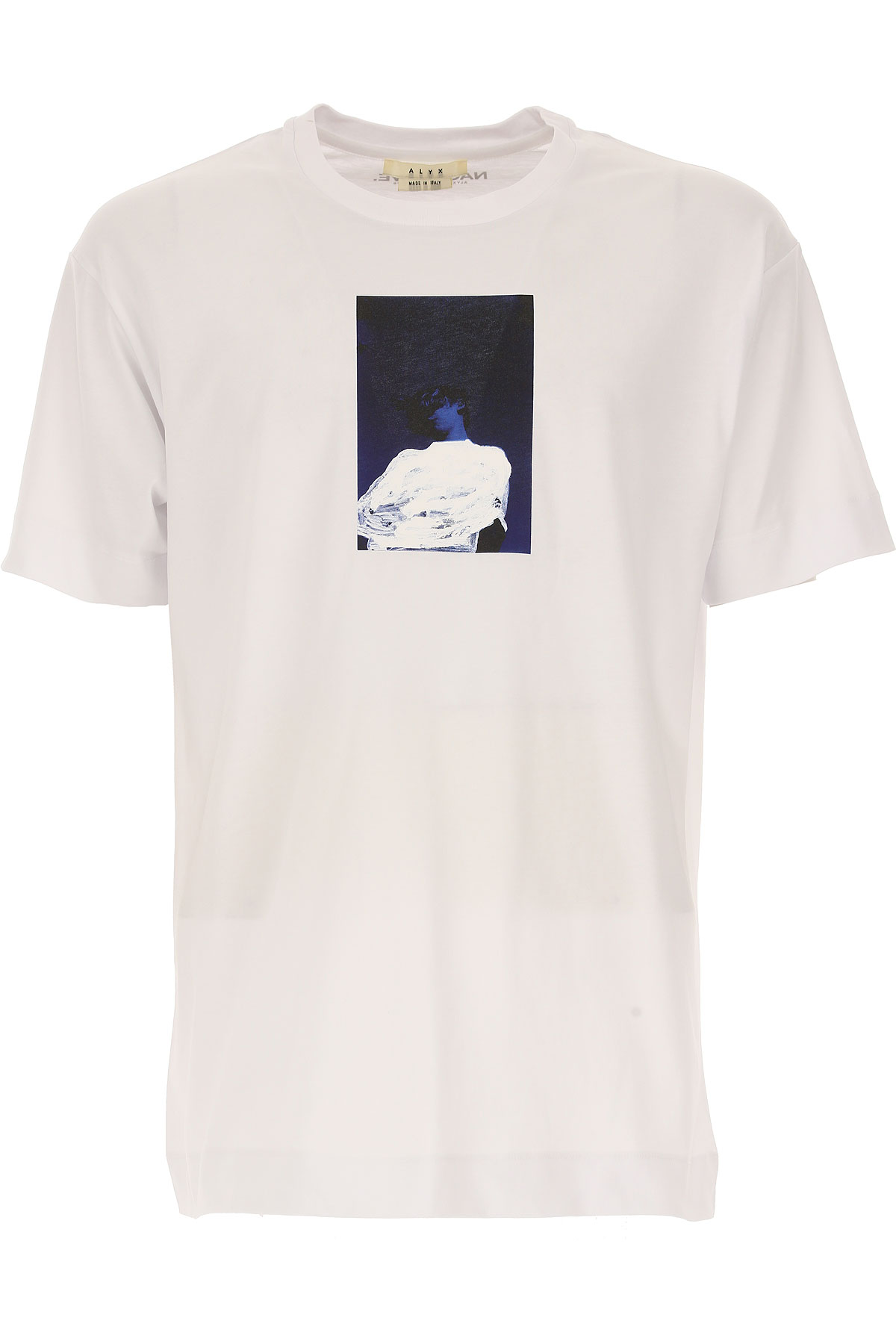 ALYX T-shirt Homme, Blanc, Coton, 2017, L M