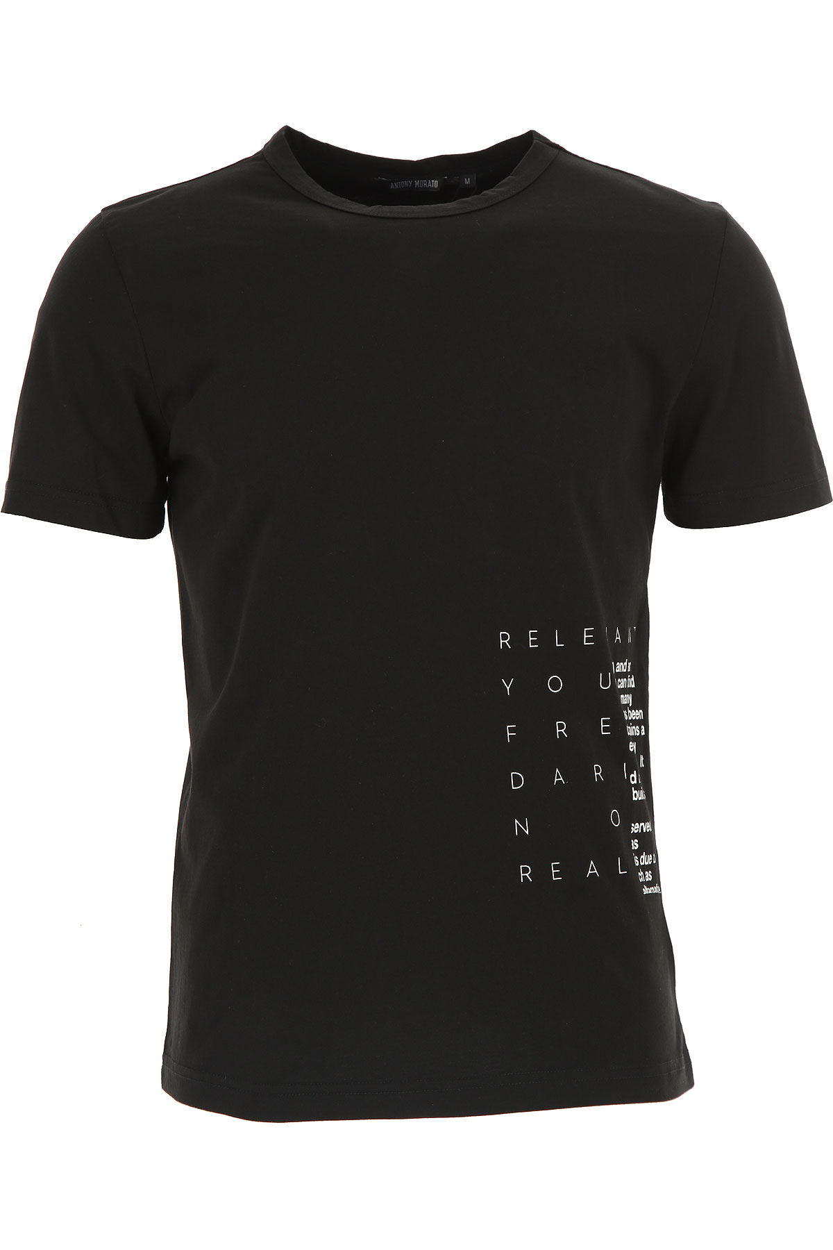 Antony Morato T-shirt Homme, Noir, Coton, 2017, L M S XL XXL