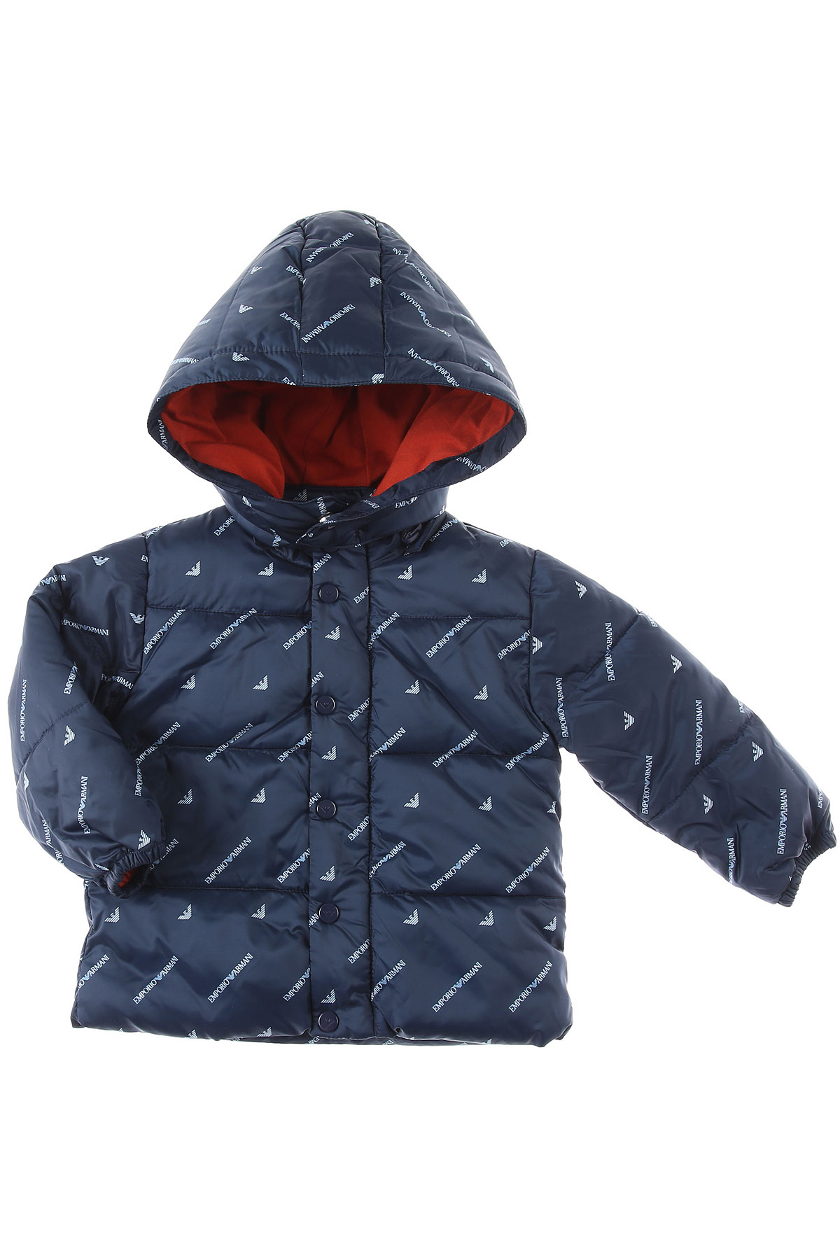 Emporio Armani Baby Daunen Jacke für Jungen Günstig im Sale, Blau, Polyester, 2017, 18M 2Y 3Y