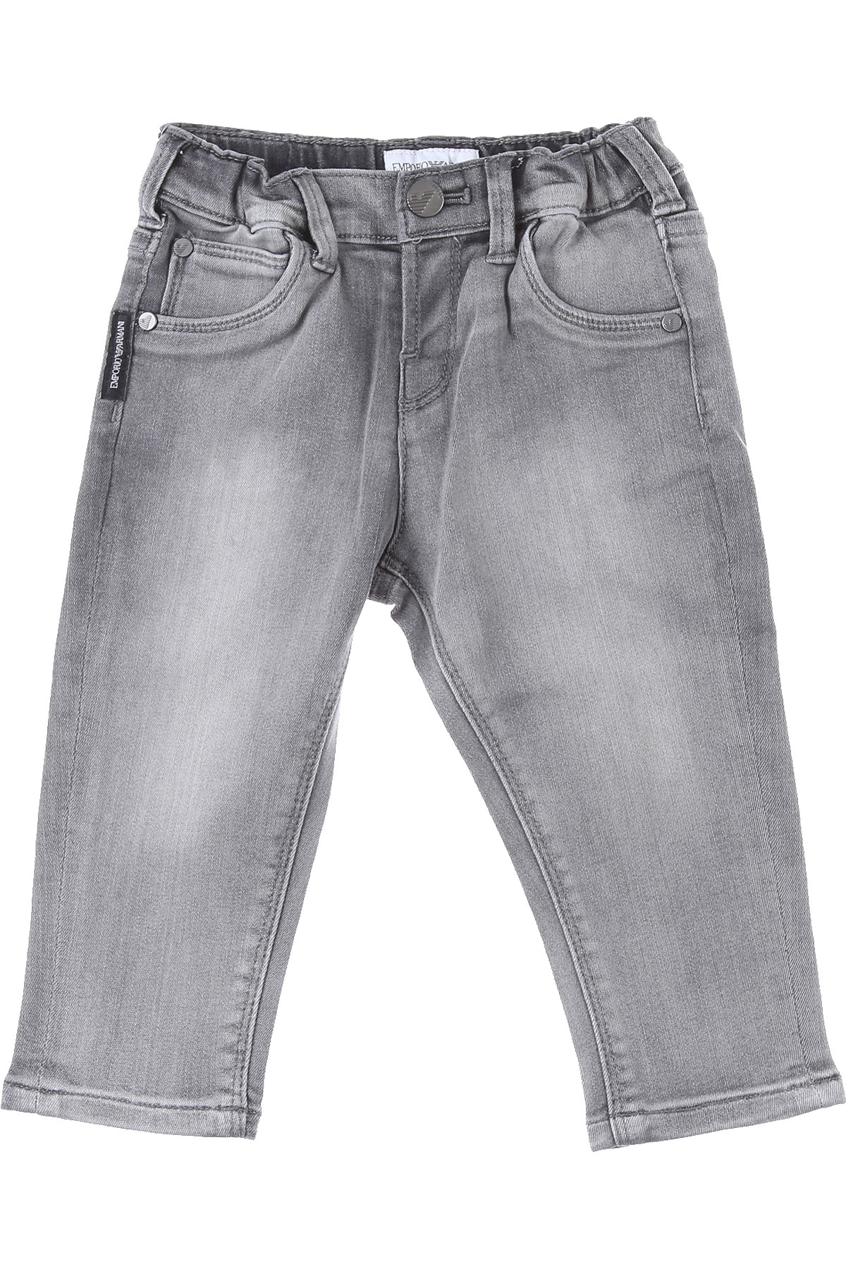 Emporio Armani Baby Jeans für Jungen Günstig im Sale, Schattiertes Denim Grau, Baumwolle, 2017, 12 M 18 M 3Y 9 M