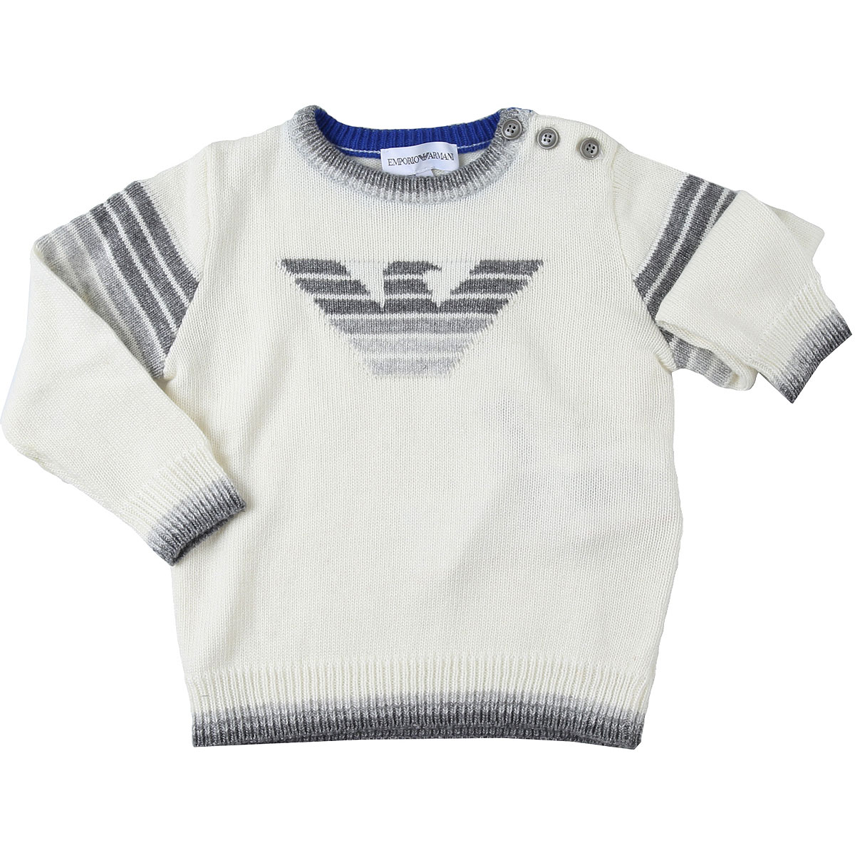 Emporio Armani Baby Pullover für Jungen Günstig im Sale, Wollweiss, Viskose, 2017, 12 M 18M 2Y 3Y 9M