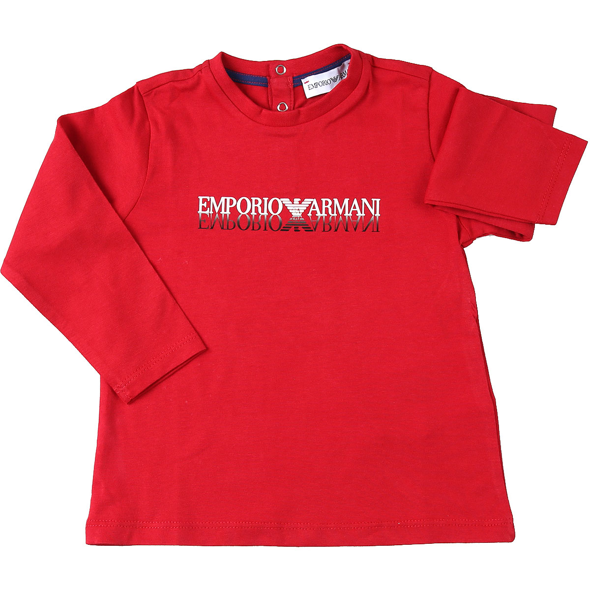 Emporio Armani Baby T-Shirt für Jungen Günstig im Sale, Rot, Baumwolle, 2017, 12 M 18M 2Y 3Y 9M