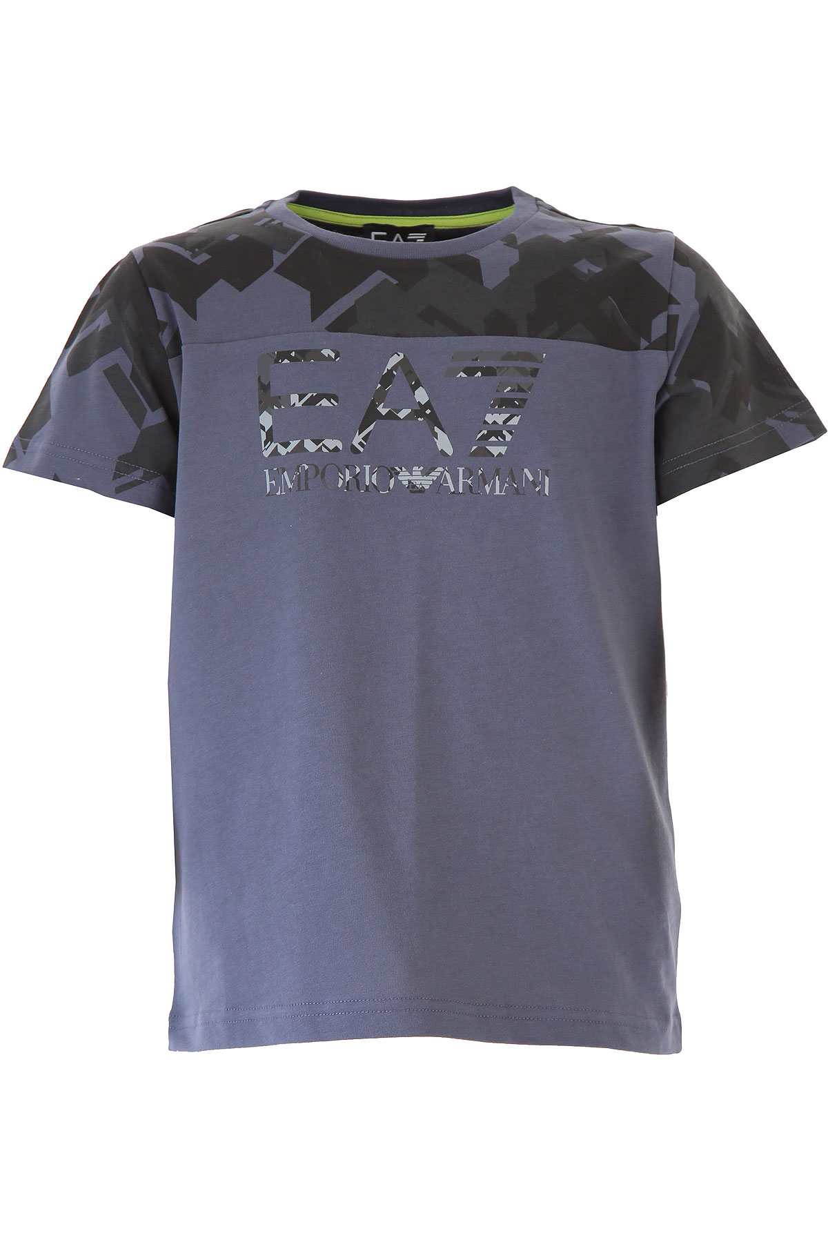 Emporio Armani Kinder T-Shirt für Jungen Günstig im Sale, Dunkelblau, Baumwolle, 2017, 10Y 12Y 14Y 4Y 6Y