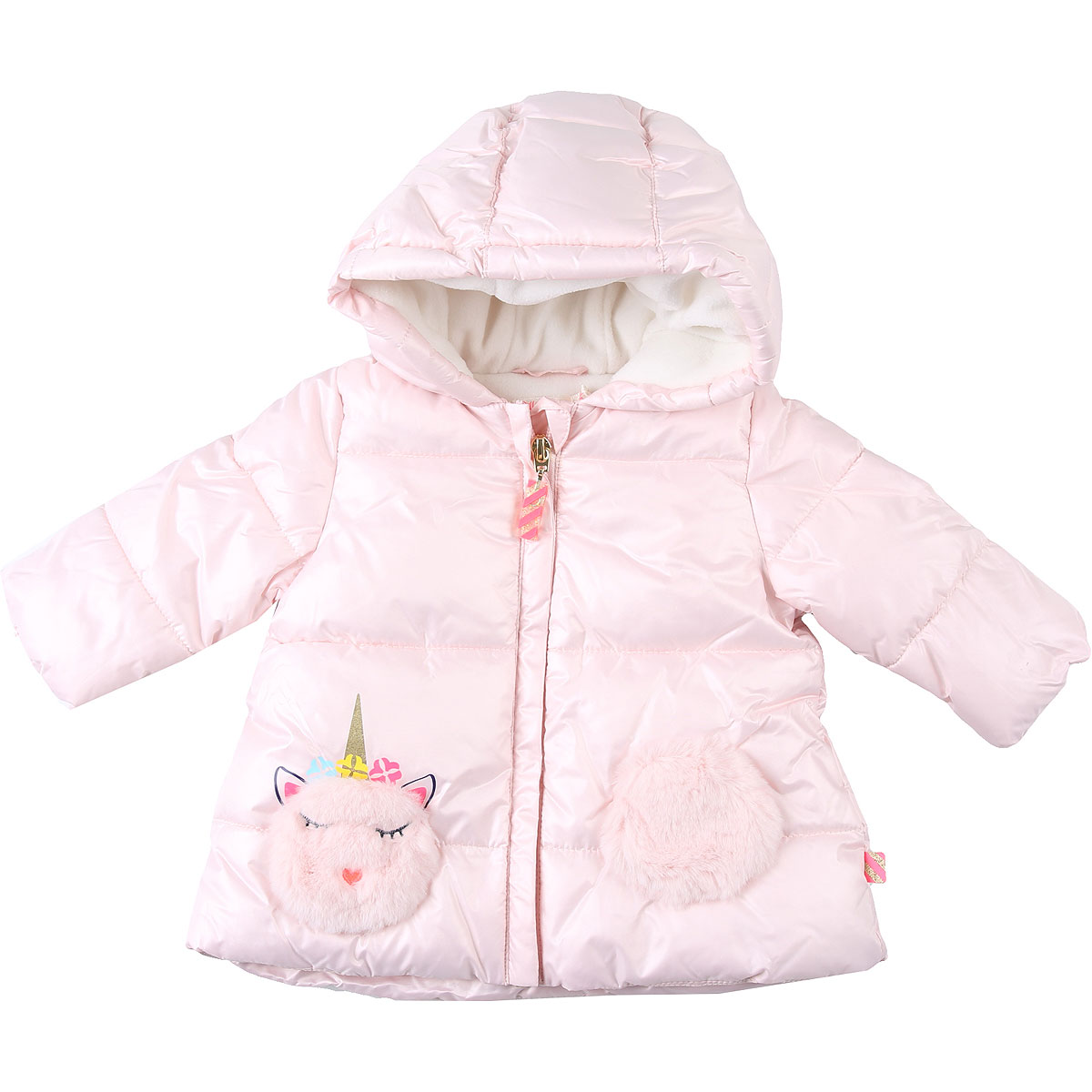 Billieblush Baby Daunen Jacke für Mädchen Günstig im Sale, Pink, Polyester, 2017, 12M 2Y 6M 9M