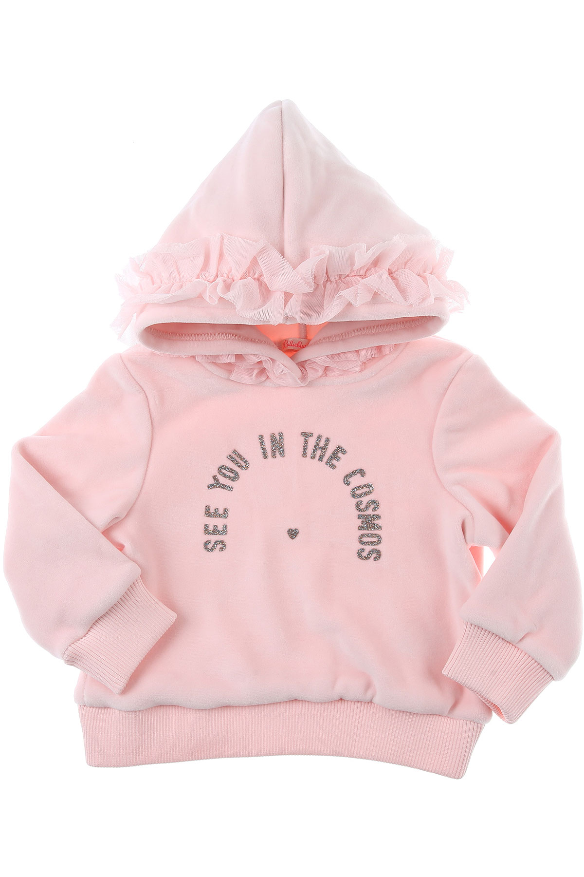 Billieblush Kinder Sweatshirt & Kapuzenpullover für Mädchen Günstig im Sale, Baby-Rose, Polyester, 2017, 10Y 12Y 2Y 5Y 6Y