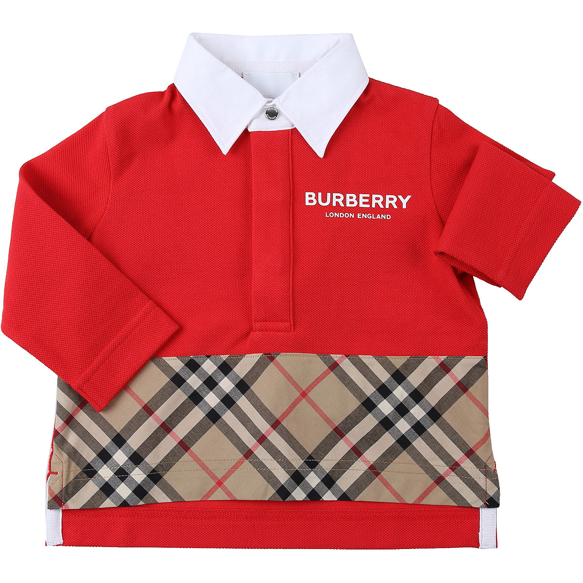 Burberry Baby T-Shirt für Jungen Günstig im Sale, Rot, Baumwolle, 2017, 12 M 2Y 6M