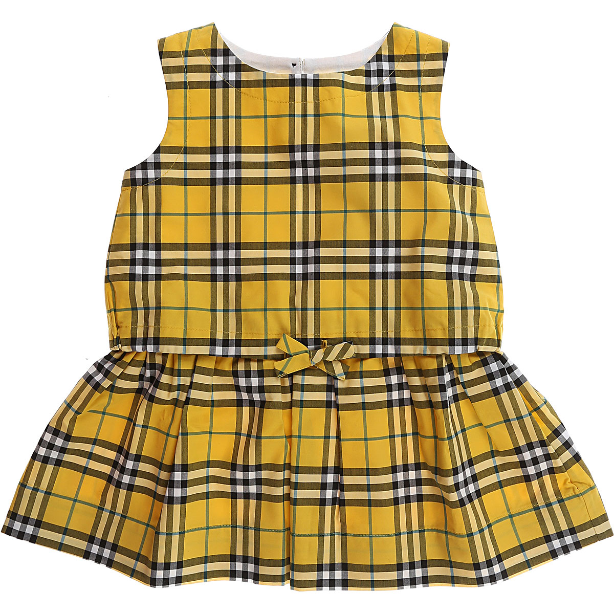 Burberry Baby Kleid für Mädchen Günstig im Outlet Sale, Gelb, Baumwolle, 2017, 18M 6M