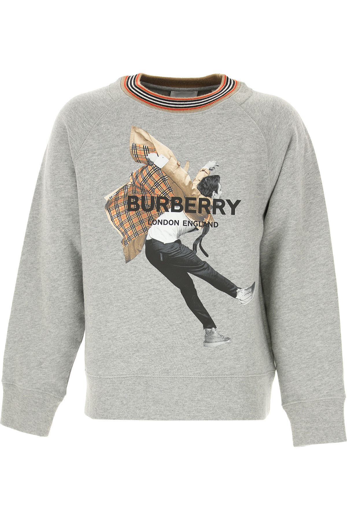 Burberry Kinder Sweatshirt & Kapuzenpullover für Jungen Günstig im Sale, Grau, Baumwolle, 2017, 10Y 3Y 4Y 6Y 8Y