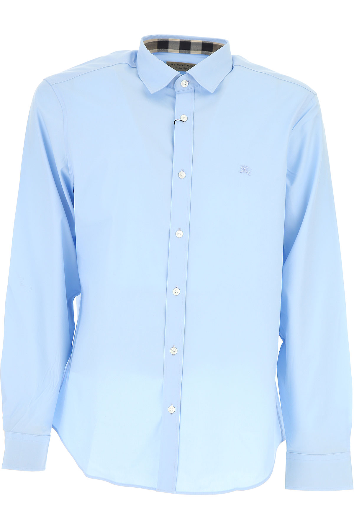 Vêtements Homme Burberry, Bleu clair, Coton, 2017, L L M M S S XL XXL