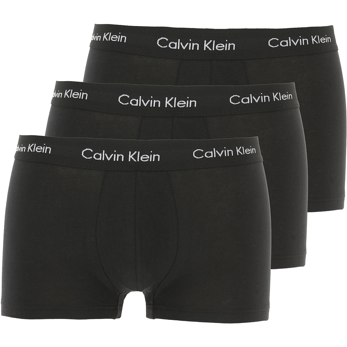 Calvin Klein Boxer Shorts für Herren, Unterhose, Short, Boxer Günstig im Sale, 3 Pack, Schwarz, Baumwolle, 2017, M S XL