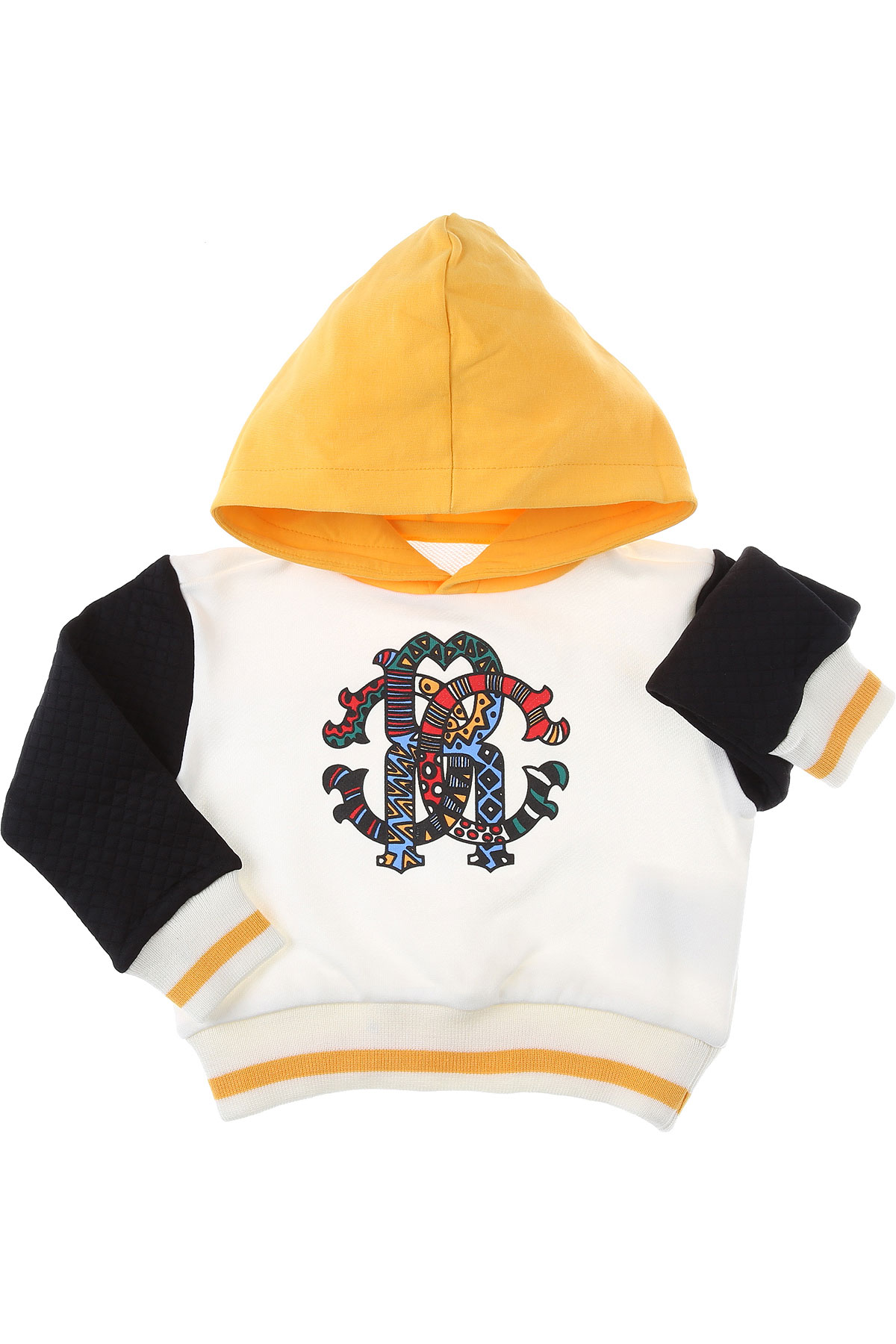 Roberto Cavalli Baby Sweatshirt & Kapuzenpullover für Jungen Günstig im Sale, Weiss, Baumwolle, 2017, 18M 2Y 3Y
