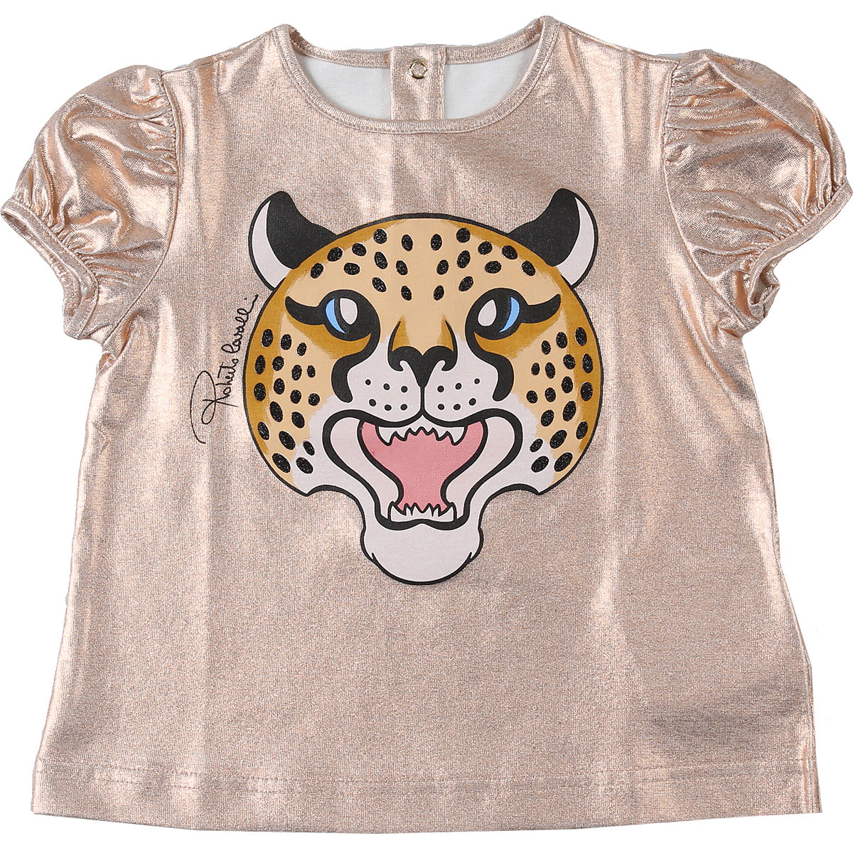 Roberto Cavalli Baby T-Shirt für Mädchen Günstig im Sale, Bronze, Baumwolle, 2017, 12M 18M 2Y 3Y