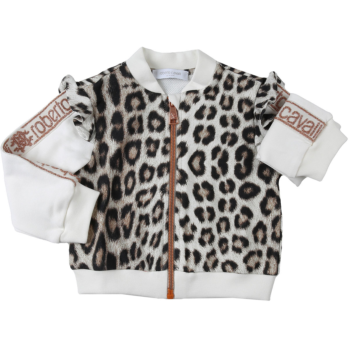 Roberto Cavalli Baby Sweatshirt & Kapuzenpullover für Mädchen Günstig im Sale, Leopardenfarbig, Baumwolle, 2017, 12M 18M 2Y 3Y