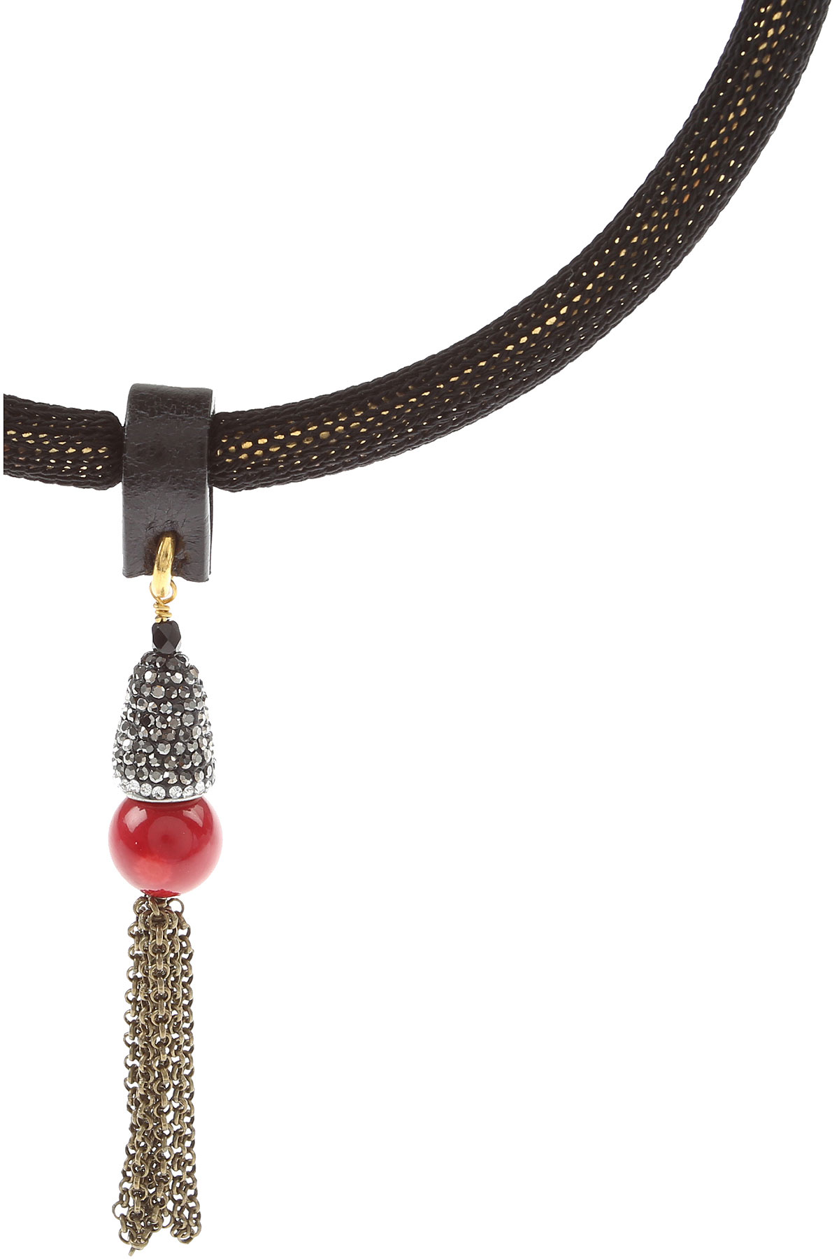 Centopercentocachmire Halskette für Damen Günstig im Sale, Schwarz, Baumwolle, 2017
