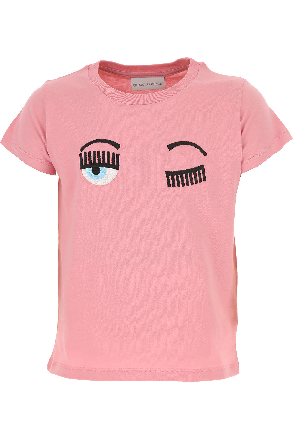 Chiara Ferragni Kinder T-Shirt für Mädchen Günstig im Sale, Pink, Baumwolle, 2017, 12Y 14Y