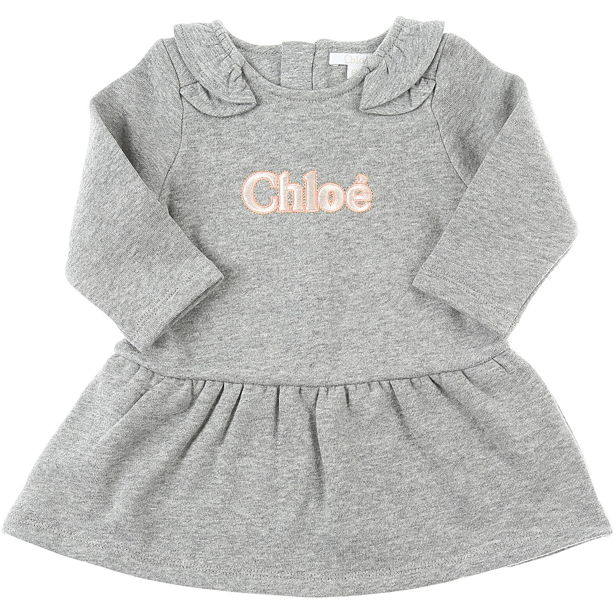Chloe Baby Kleid für Mädchen Günstig im Sale, Grau, Baumwolle, 2017, 12M 2Y 3Y 6M 9M