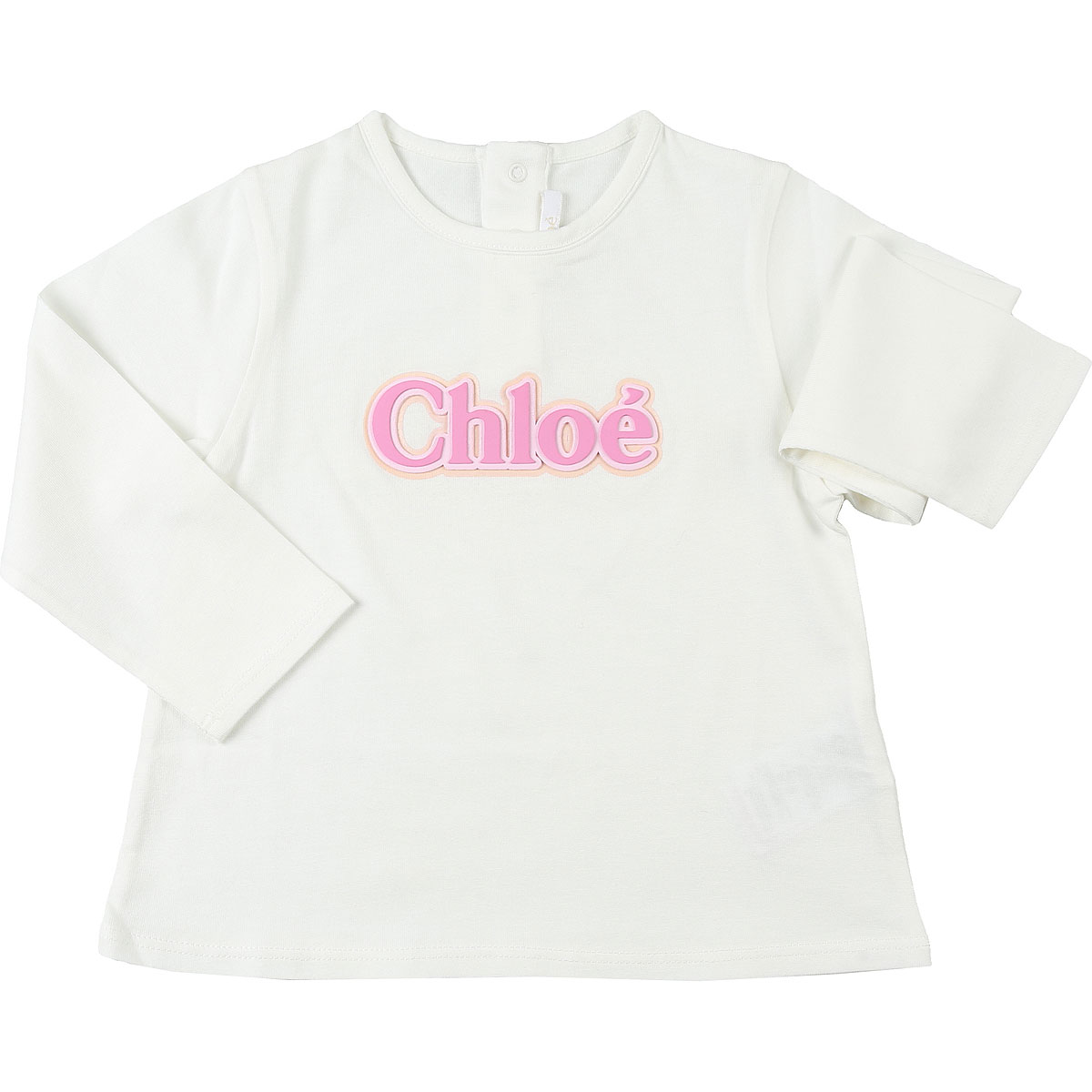 Chloe Baby T-Shirt für Mädchen Günstig im Sale, Weiss, Baumwolle, 2017, 12M 18M 3Y 9M