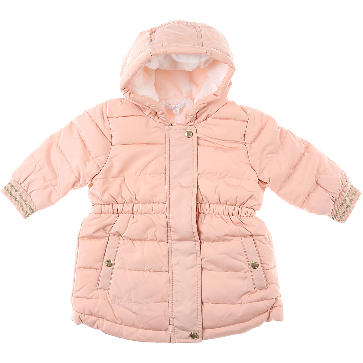 Chloe Baby Daunen Jacke für Mädchen Günstig im Sale, Pink Aprikose, Polyester, 2017, 12M 18M 2Y 9M