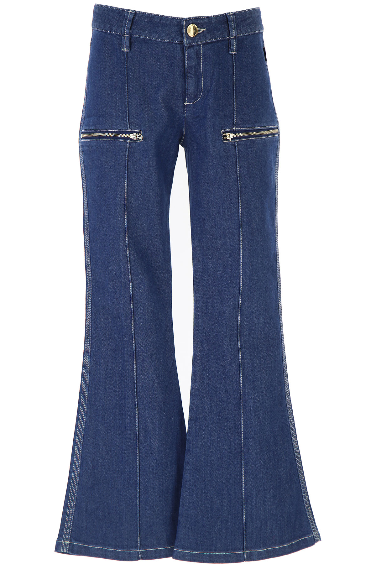 Chloe Kinder Jeans für Mädchen Günstig im Sale, Denim- Blau, Baumwolle, 2017, 10Y 12Y 14Y 4Y 8Y