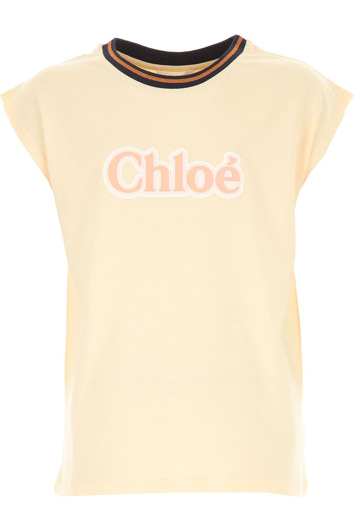 Chloe Kinder T-Shirt für Mädchen Günstig im Sale, Puder, Baumwolle, 2017, 10Y 12Y 14Y 8Y
