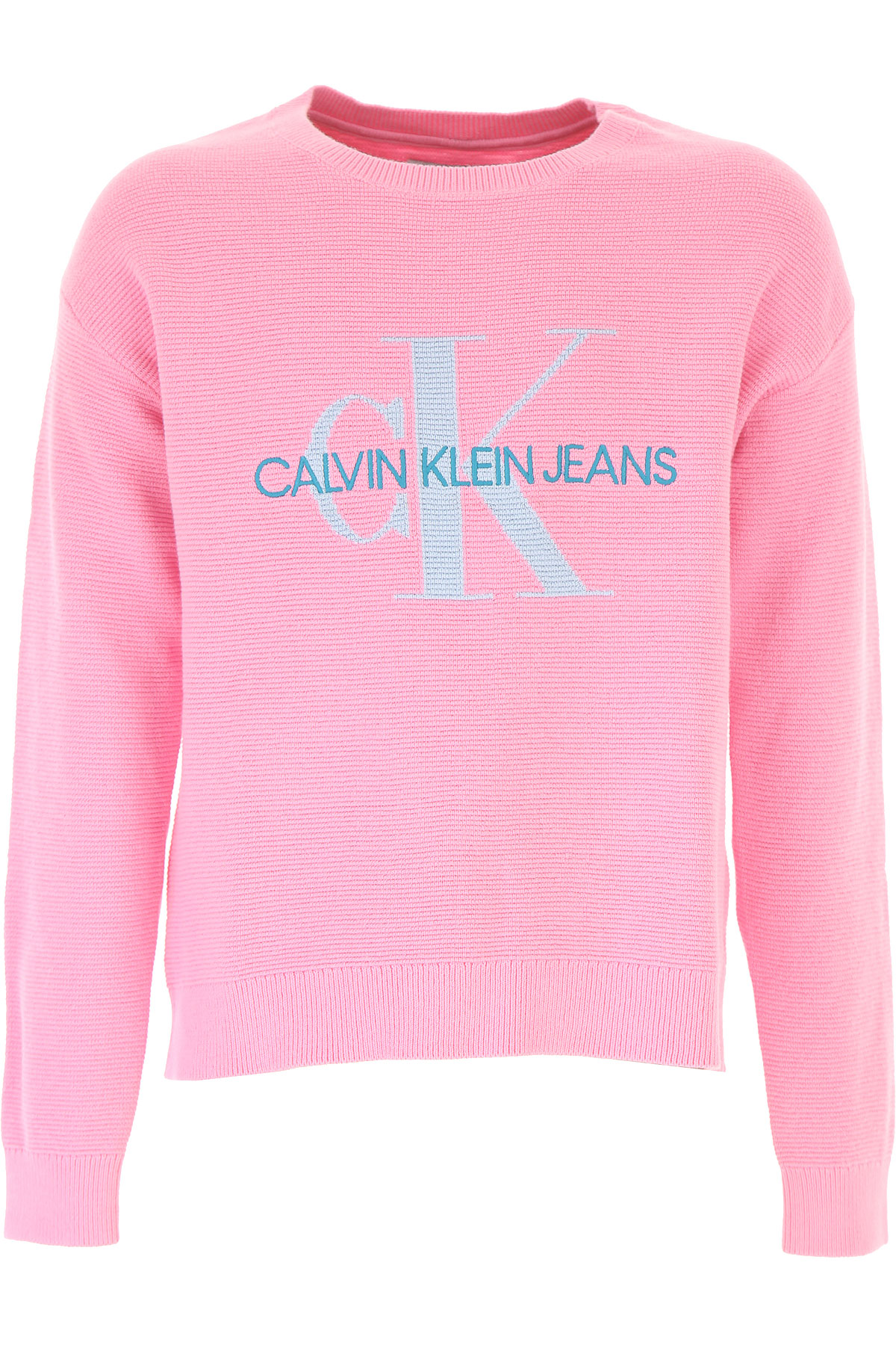 Calvin Klein Kinder Pullover für Mädchen Günstig im Sale, Pink, Baumwolle, 2017, 12Y 14Y 16Y 8Y