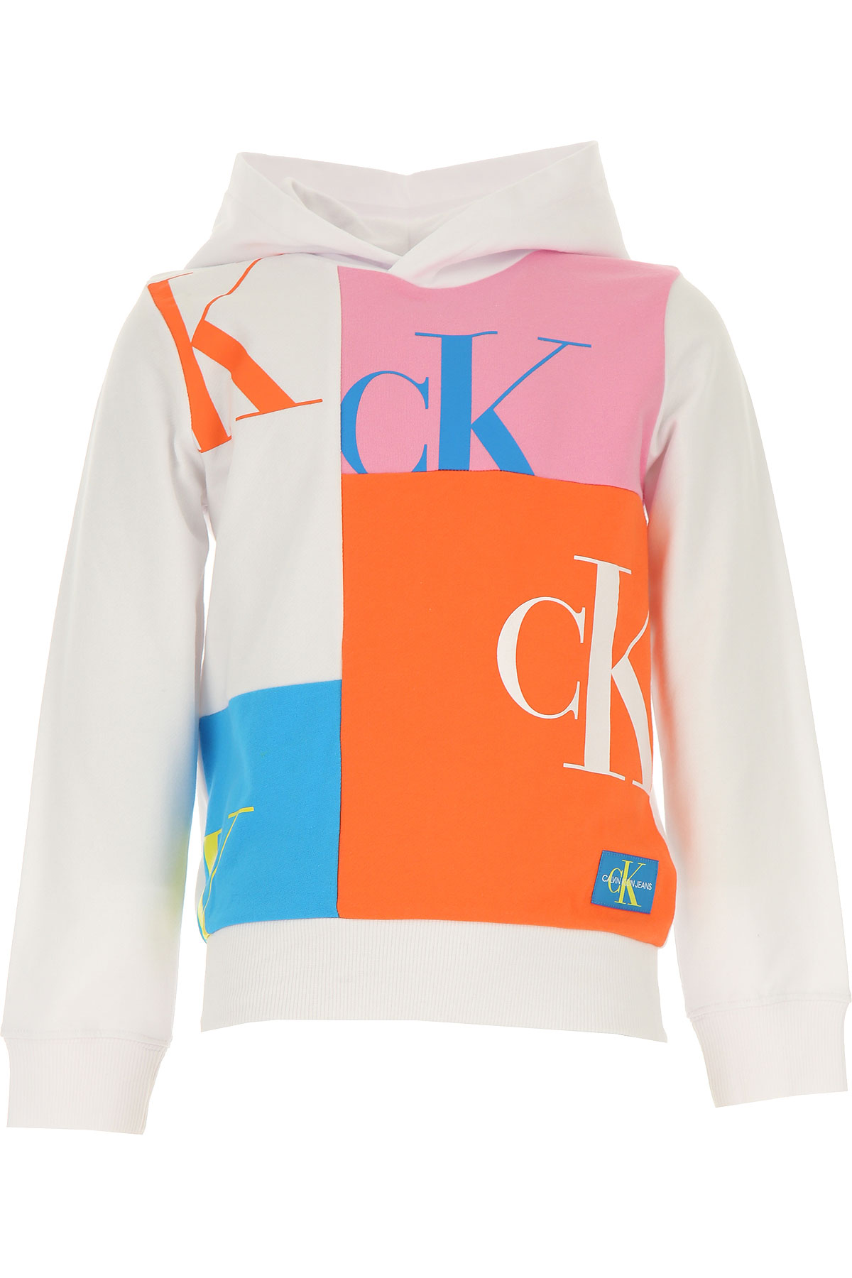 Calvin Klein Kinder Sweatshirt & Kapuzenpullover für Mädchen Günstig im Sale, Weiss, Baumwolle, 2017, 10Y 14Y 16Y 4Y 6Y 8Y
