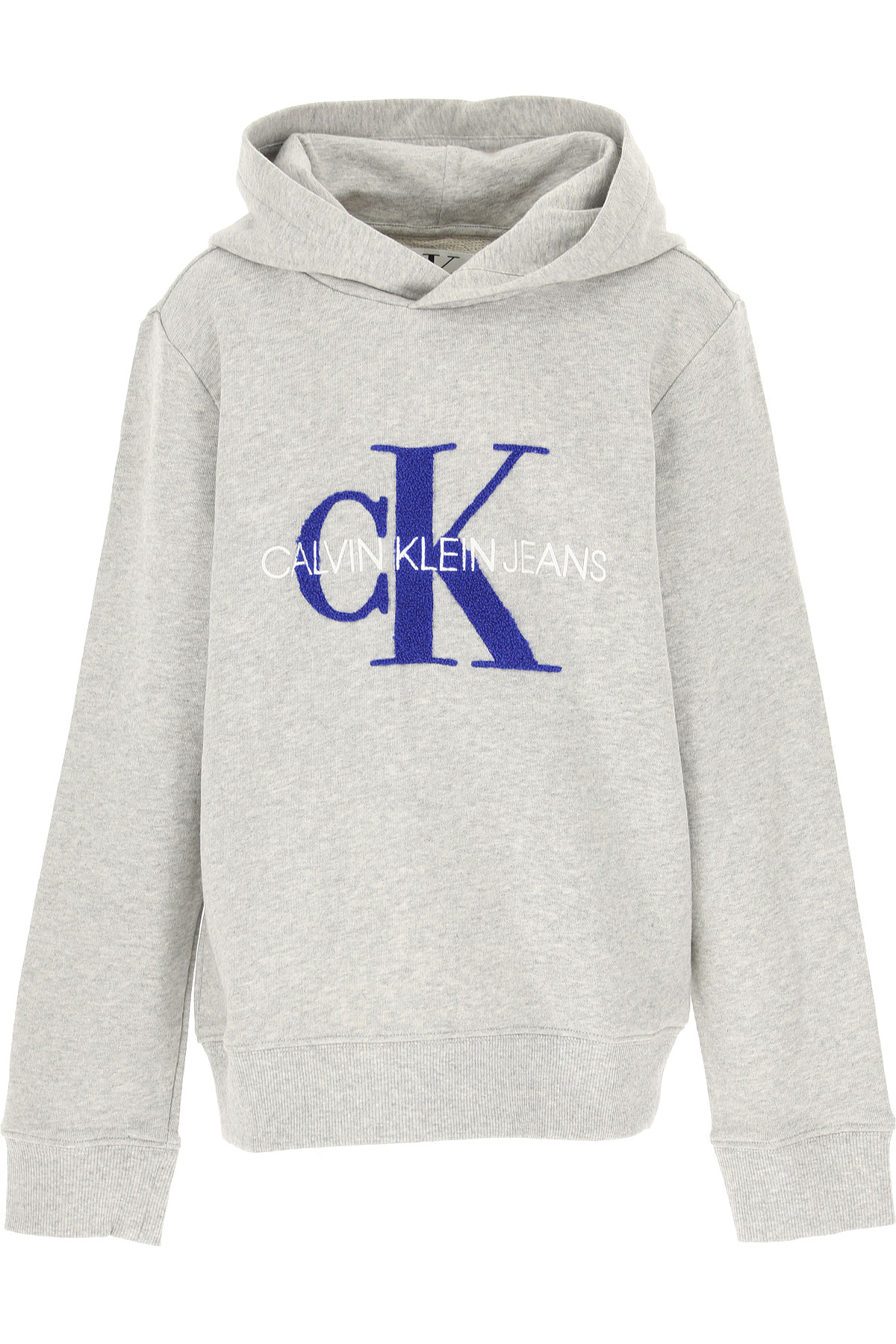 Calvin Klein Kinder Sweatshirt & Kapuzenpullover für Jungen Günstig im Sale, Grau, Baumwolle, 2017, 12Y 14Y 16Y 8Y