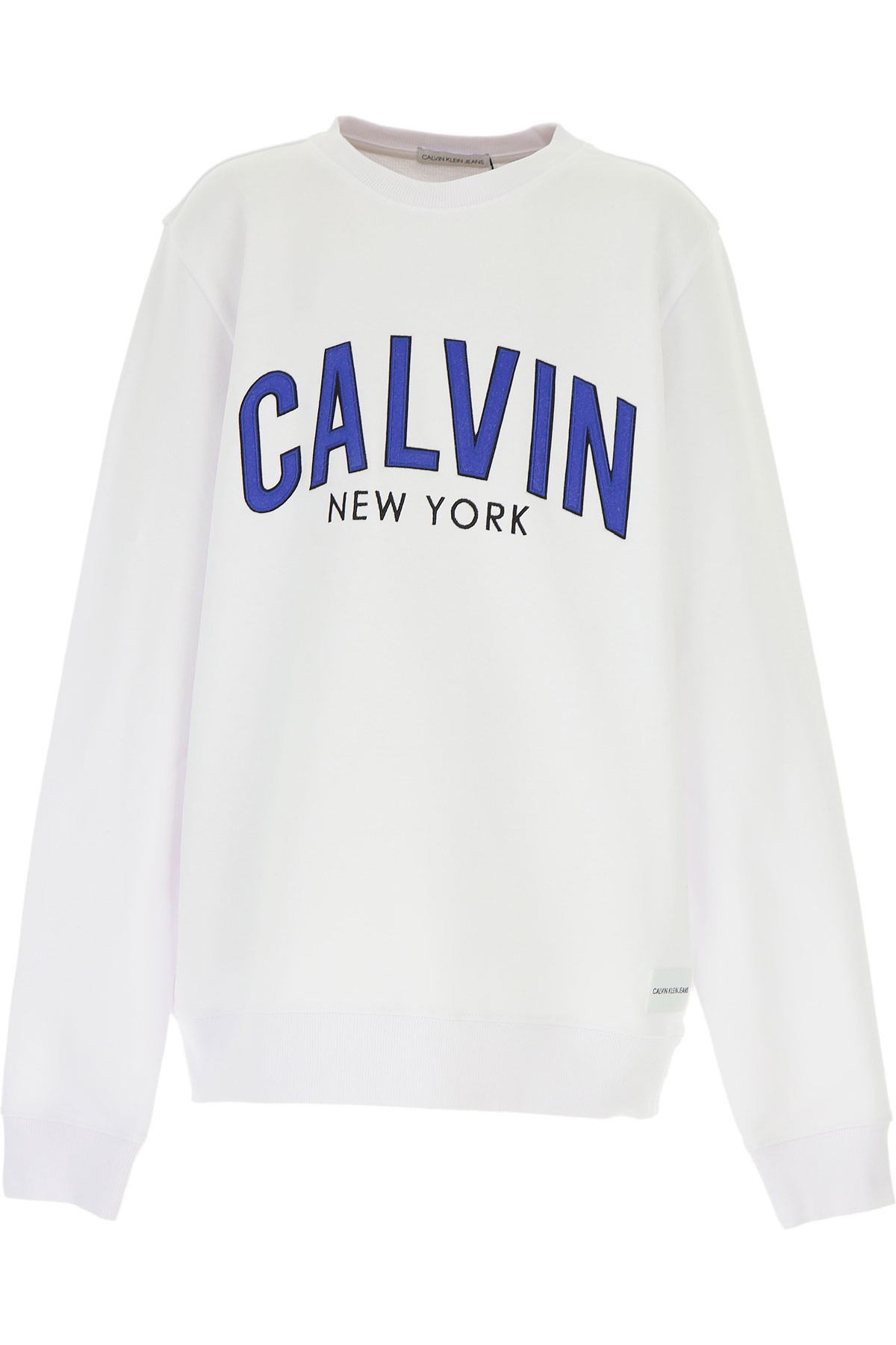 Calvin Klein Kinder Sweatshirt & Kapuzenpullover für Jungen Günstig im Sale, Weiss, Baumwolle, 2017, 14Y 16Y