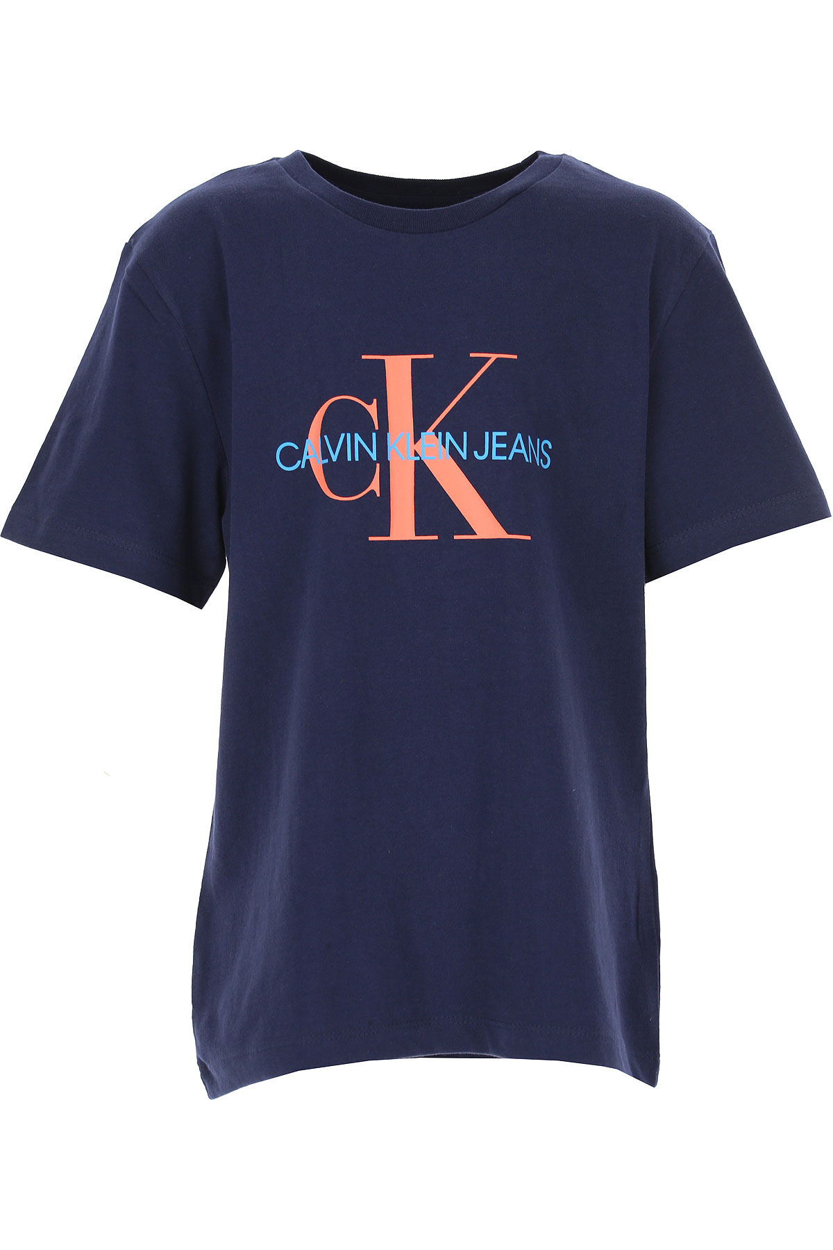 Calvin Klein Kinder T-Shirt für Jungen Günstig im Sale, Blau, Baumwolle, 2017, 10Y 12Y 14Y 16Y 8Y