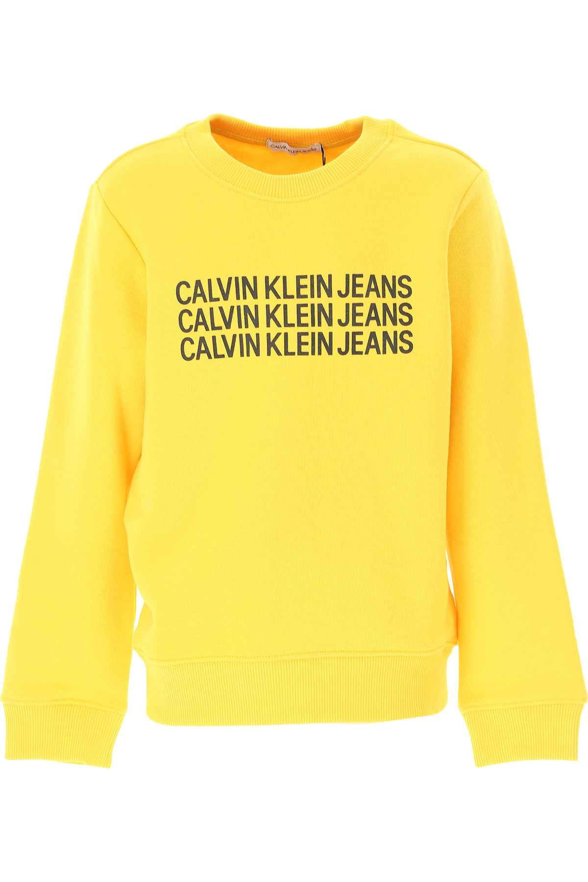Calvin Klein Kinder Sweatshirt & Kapuzenpullover für Jungen Günstig im Sale, Zitrone, Baumwolle, 2017, 10Y 12Y 14Y 16Y 4Y 6Y 8Y