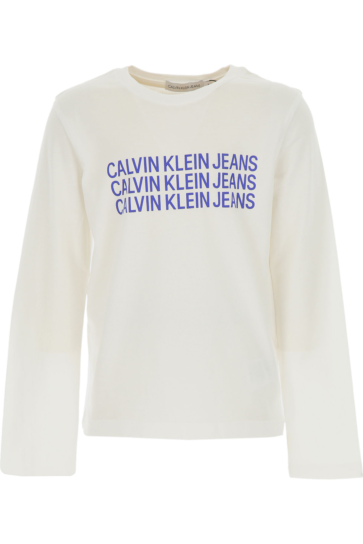 Calvin Klein Kinder T-Shirt für Jungen Günstig im Sale, Weiss, Baumwolle, 2017, 10Y 12Y 14Y 8Y