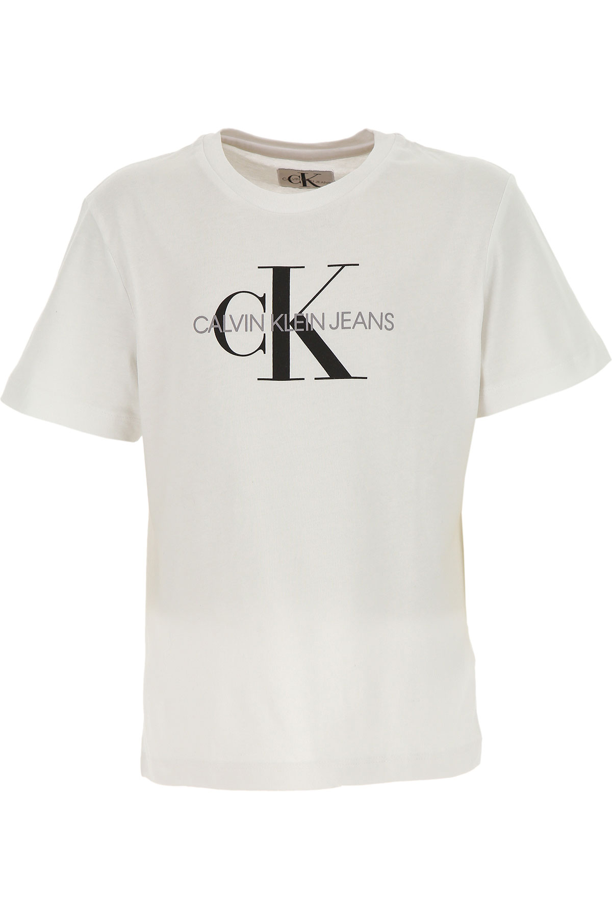 Calvin Klein Kinder T-Shirt für Jungen Günstig im Sale, Weiss, Baumwolle, 2017, 10Y 12Y 14Y 4Y