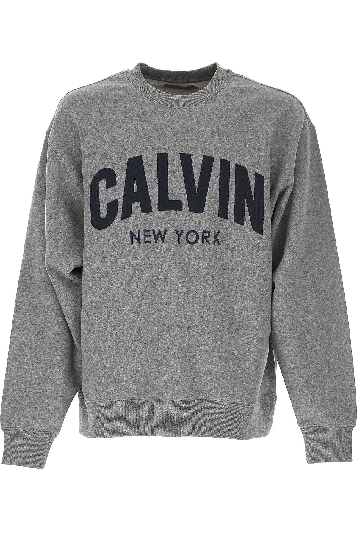 Calvin Klein Sweatshirt für Herren, Kapuzenpulli, Hoodie, Sweats Günstig im Outlet Sale, Grau Melange, Baumwolle, 2017, L M S