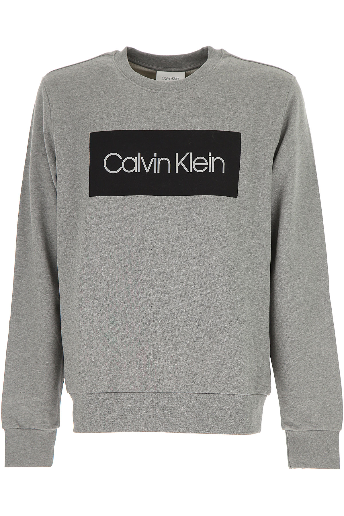 Calvin Klein Sweatshirt für Herren, Kapuzenpulli, Hoodie, Sweats Günstig im Outlet Sale, Grau, Baumwolle, 2017, L M XL