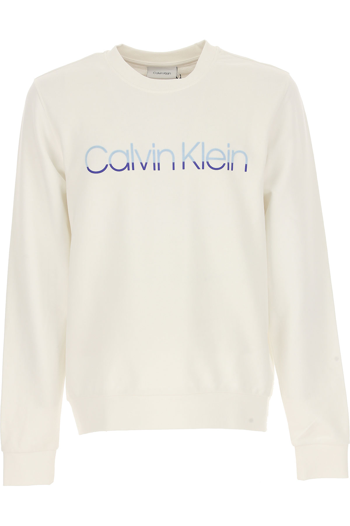 Calvin Klein Sweatshirt für Herren, Kapuzenpulli, Hoodie, Sweats Günstig im Outlet Sale, Weiss, Baumwolle, 2017, XL XXL