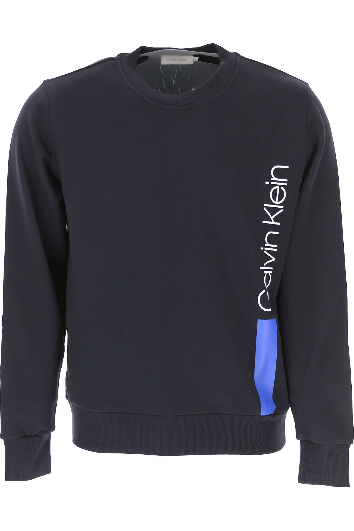 Calvin Klein Sweatshirt für Herren, Kapuzenpulli, Hoodie, Sweats Günstig im Sale, dunkel Mitternachtblauu, Baumwolle, 2017, L M