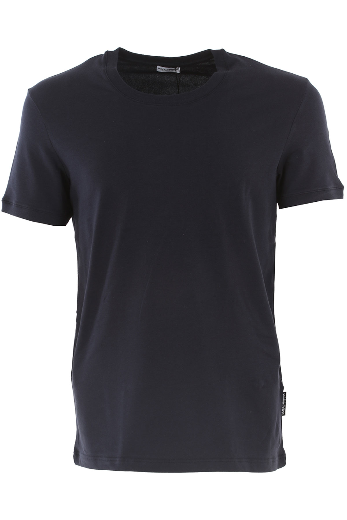 Dolce & Gabbana T-shirt Homme, Bleu marine, Coton, 2017, S XL