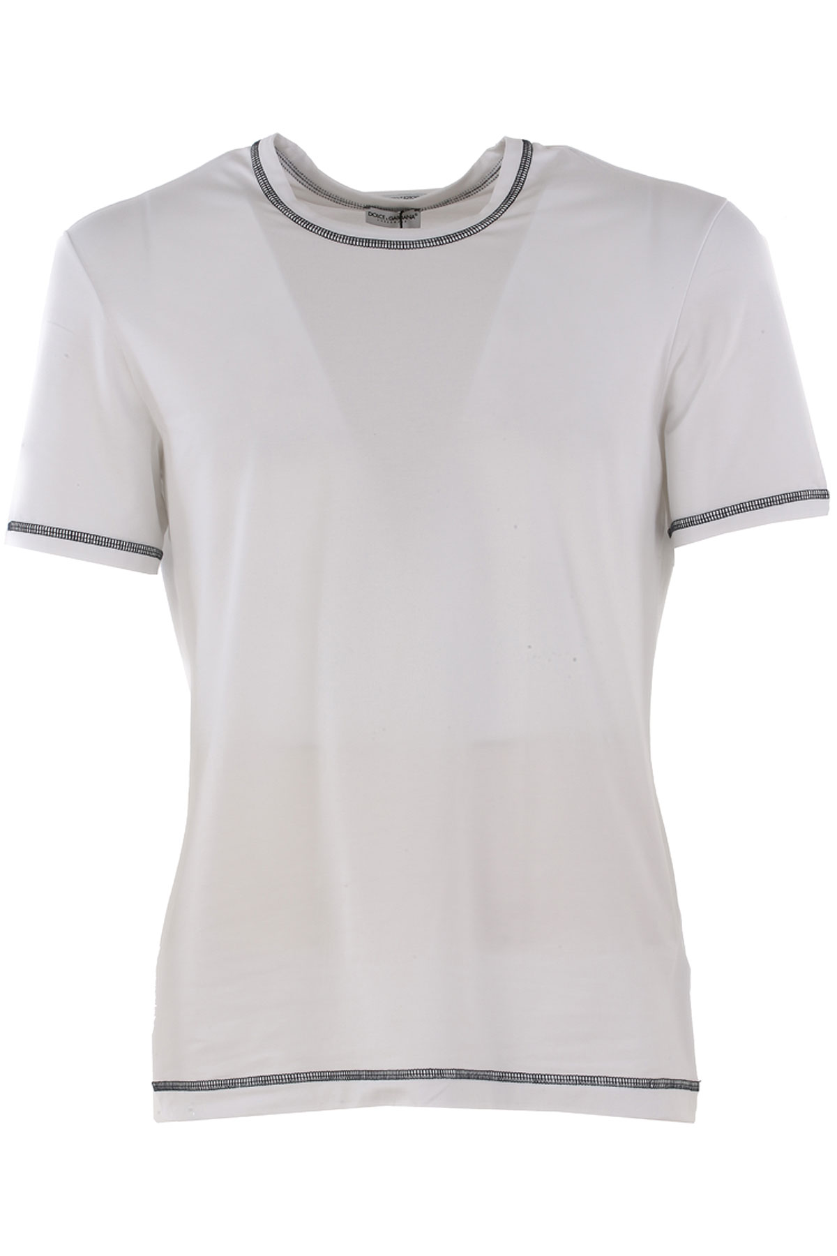 Dolce & Gabbana T-shirt Homme , Blanc, Coton, 2017, S XL