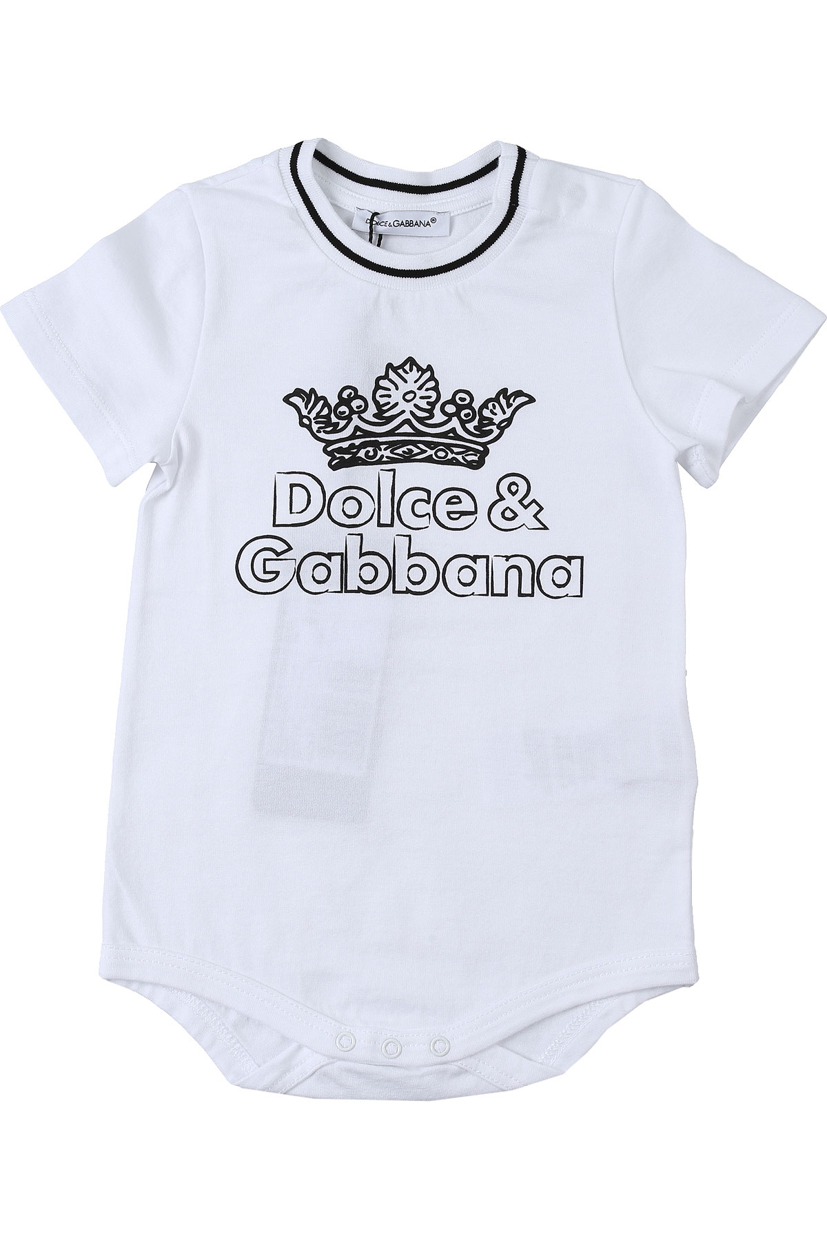 Dolce & Gabbana Baby Bodys & Strampelanzug für Jungen Günstig im Sale, Weiss, Baumwolle, 2017, 12 M 3M 6M 9M