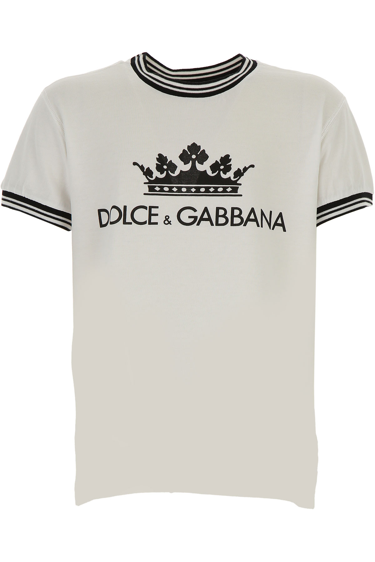 Dolce & Gabbana Kinder T-Shirt für Jungen Günstig im Outlet Sale, Weiss, Baumwolle, 2017, 10Y 5Y
