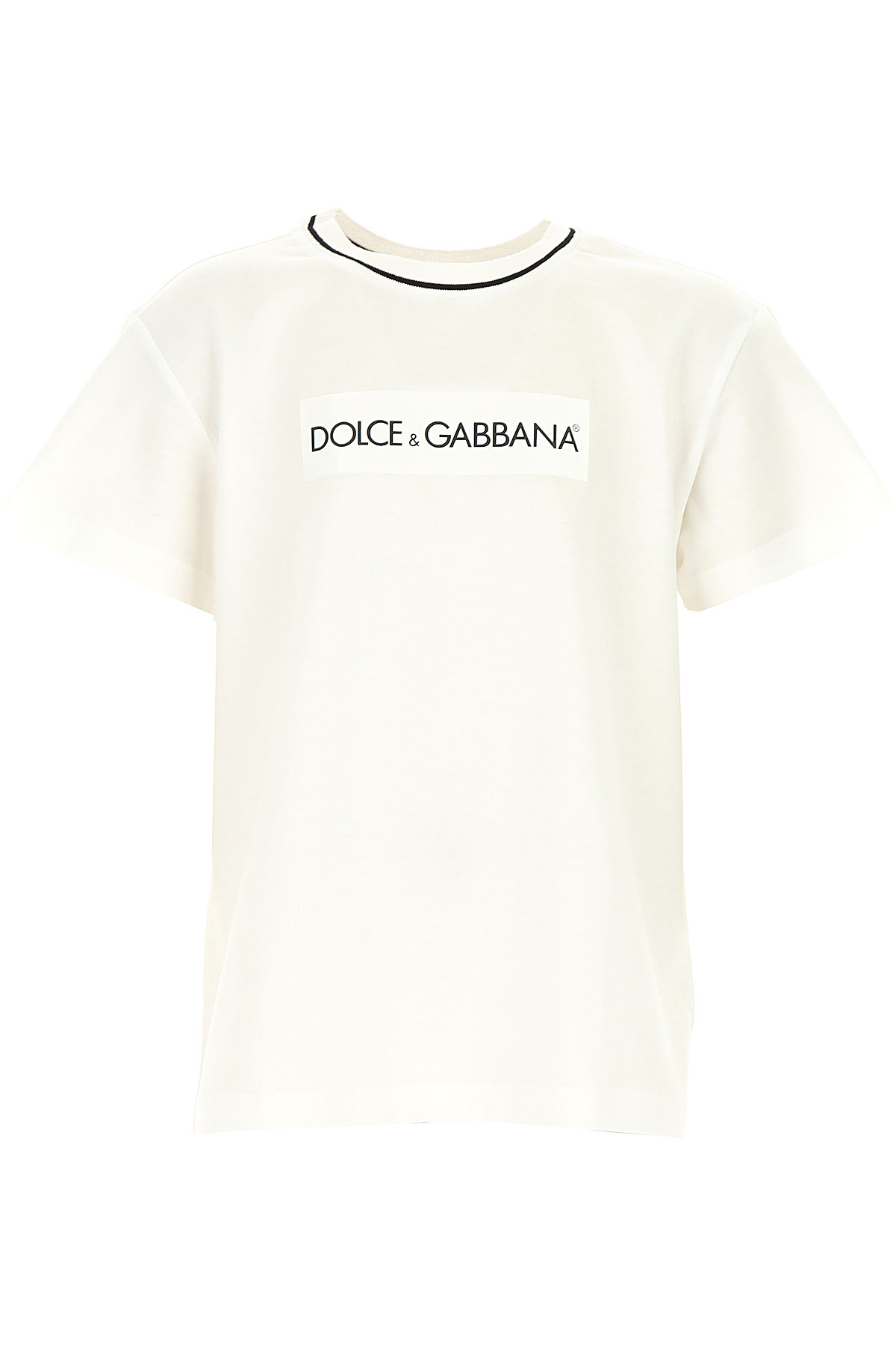 Dolce & Gabbana Kinder T-Shirt für Jungen Günstig im Sale, Weiss, Baumwolle, 2017, 10Y 12Y 3Y 6Y 8Y