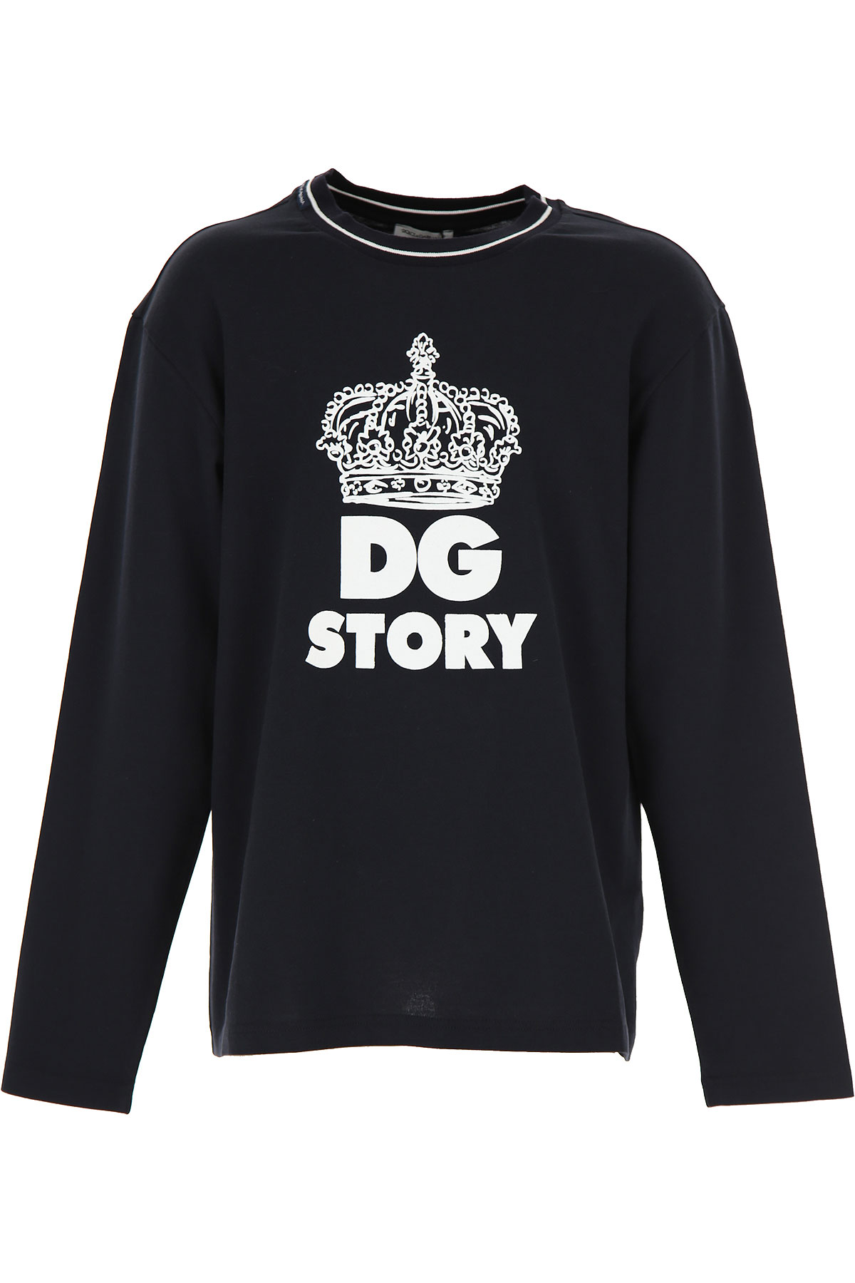 Dolce & Gabbana Kinder T-Shirt für Jungen Günstig im Sale, Blau, Baumwolle, 2017, 10Y 12Y 3Y 4Y 6Y 8Y