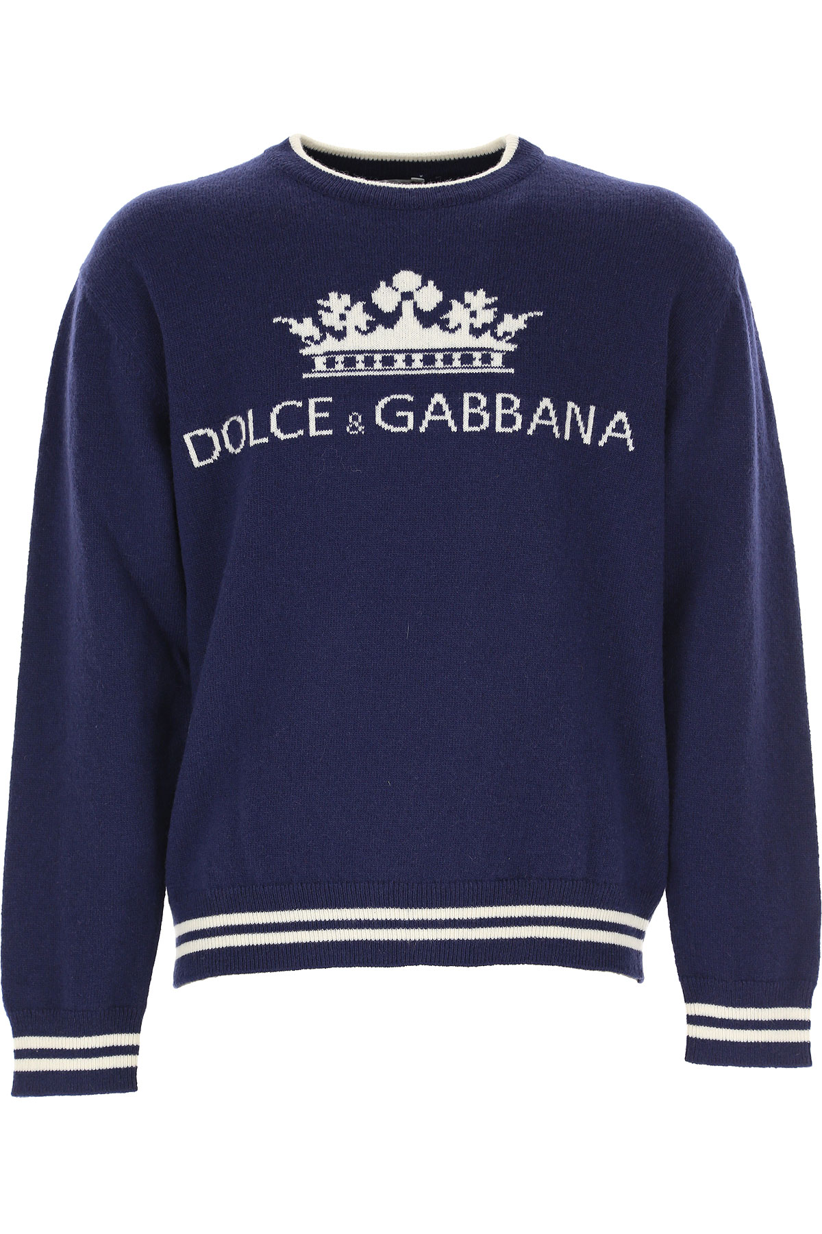 Dolce & Gabbana Kinder Pullover für Jungen Günstig im Outlet Sale, Blau, Schurwolle, 2017, 10Y 5Y
