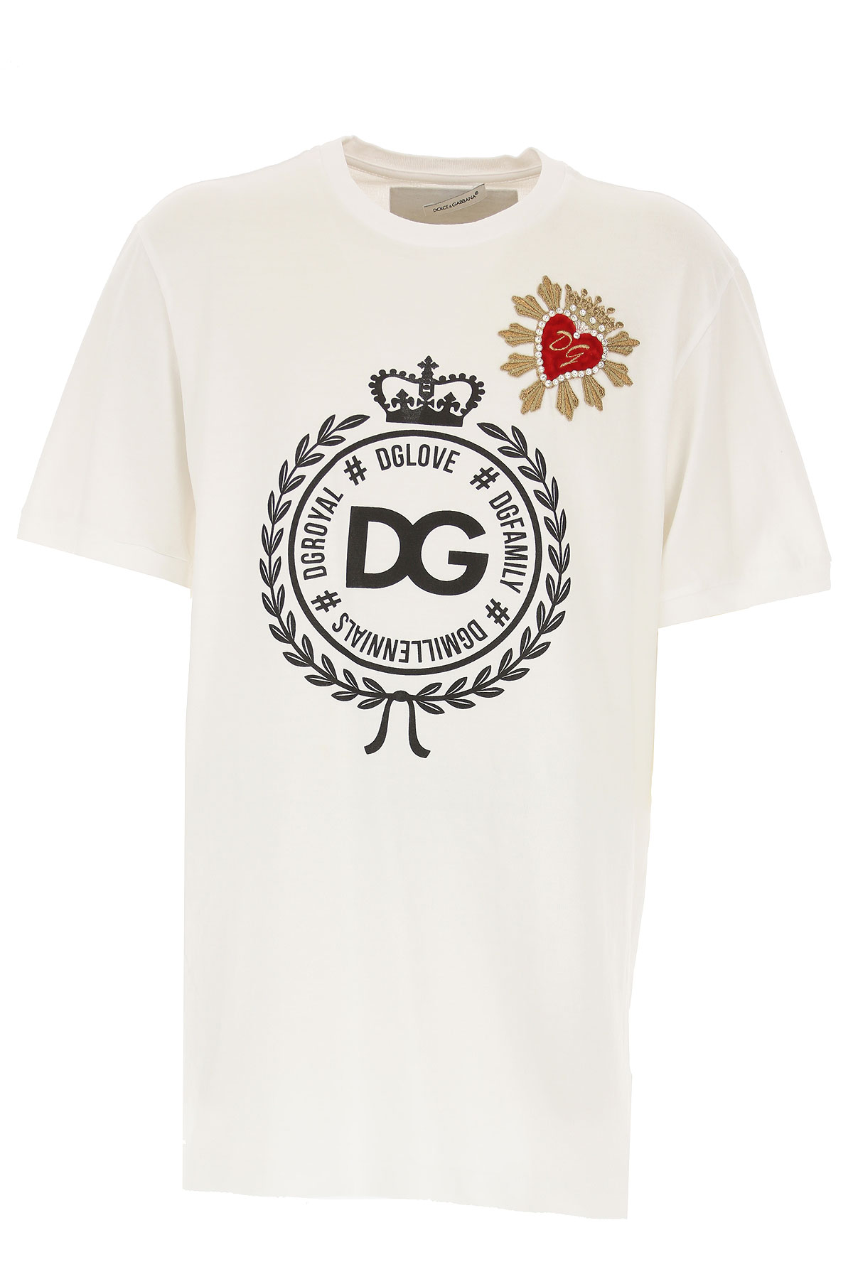 Dolce & Gabbana Kinder T-Shirt für Mädchen Günstig im Outlet Sale, Weiss, Baumwolle, 2017, 10Y 12Y 6Y 8Y