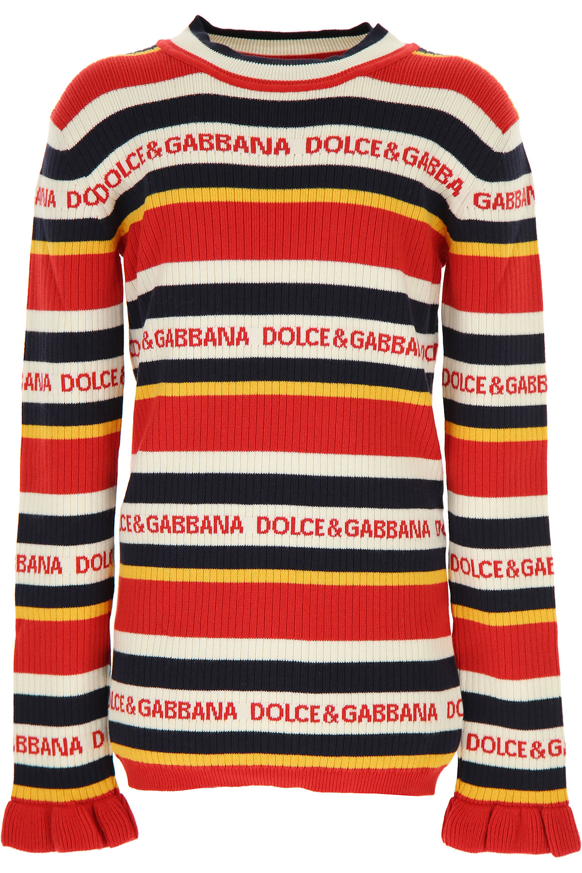 Dolce & Gabbana Kinder Pullover für Mädchen Günstig im Sale, Rot, Baumwolle, 2017, 10Y 12Y 4Y 6Y 8Y