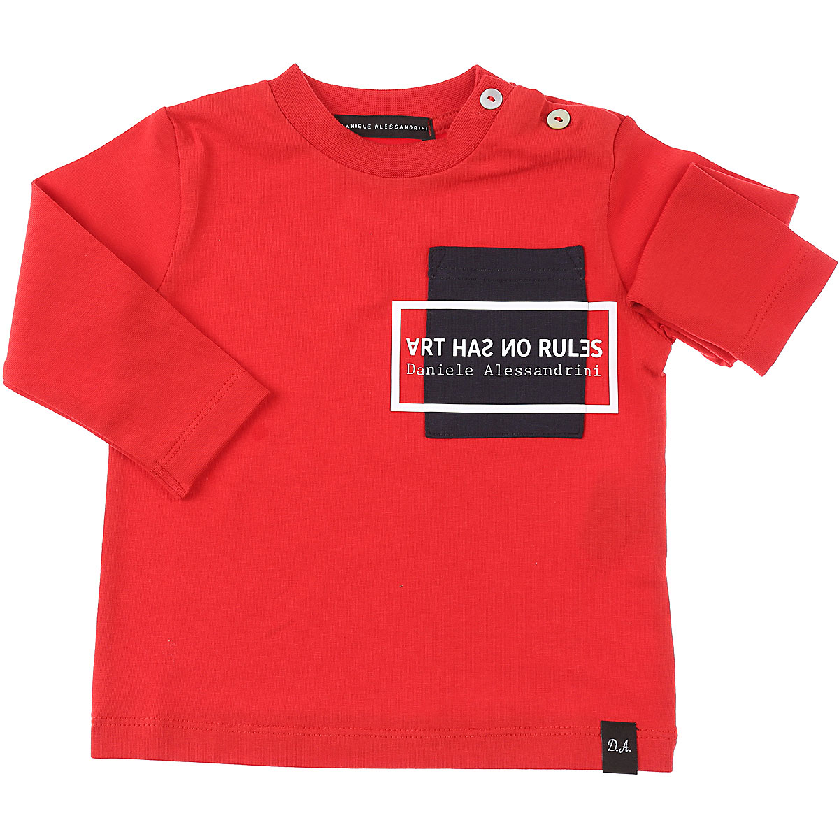 Daniele Alessandri Baby T-Shirt für Jungen Günstig im Sale, Rot, Baumwolle, 2017, 3Y 6M 9M